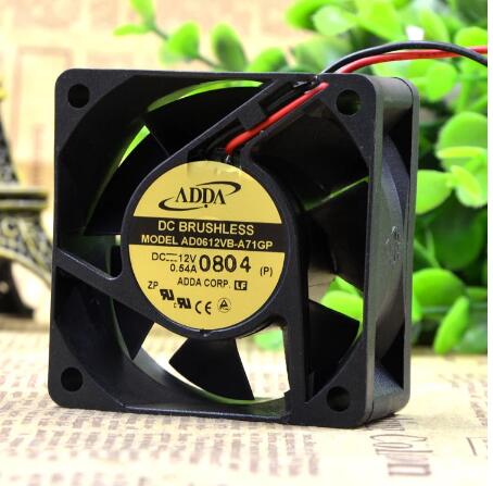 Original ADDA AD0612VB-A71GP Cooling Fan 12V 0.54A 6.48W 2wires AD0612VB-A71GP Fans